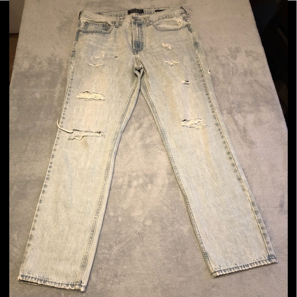 PACSUN ripped light Blue Jeans